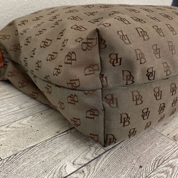 Dooney & Bourke Vintage Canvas and Leather Shoulder Bag - Picture 7 of 15